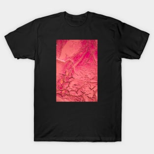 Hot pink etched texture Alternative T-Shirt